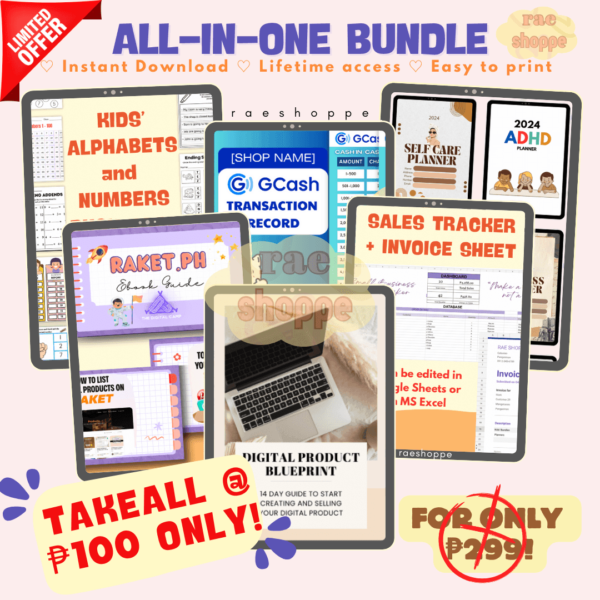 ALL IN ONE DIGITAL PRODUCTS BUNDLE (unli-resell)